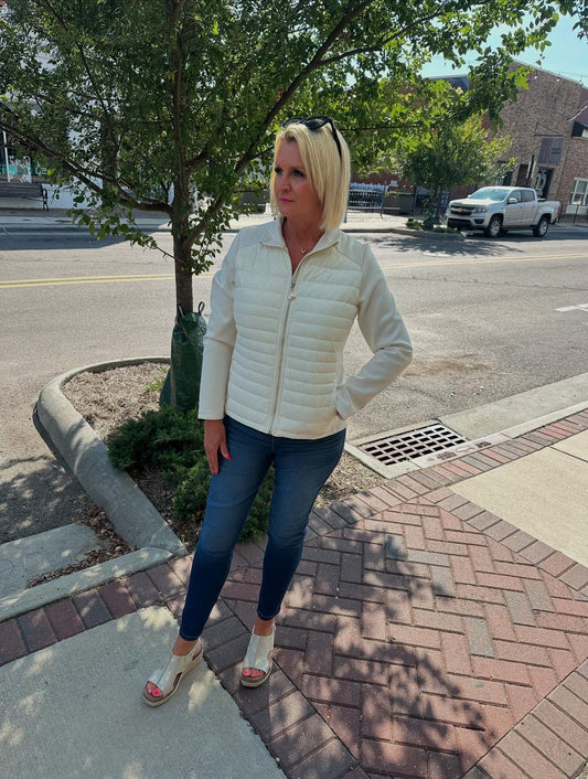 LUCIA FLEECE PUFFER VEST