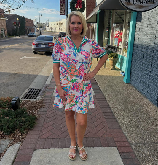 CREAM MIX PAISLEY DR