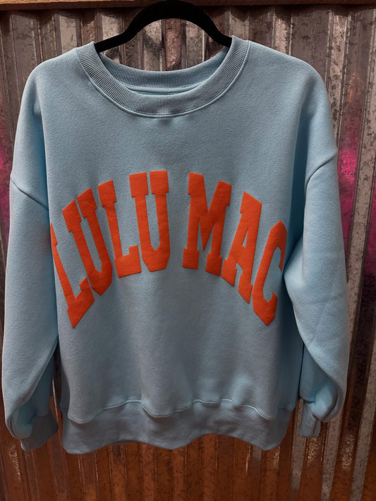 LULU MAC LIGHT BLUE/CORAL