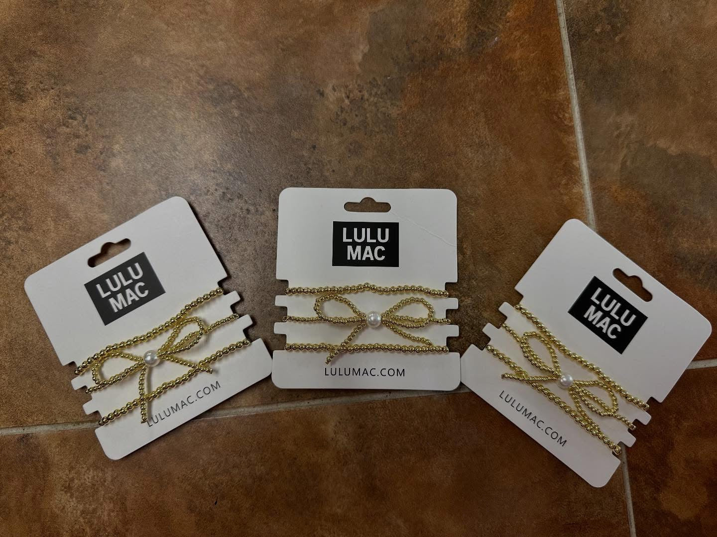 LM BOW BRACELET GOLD