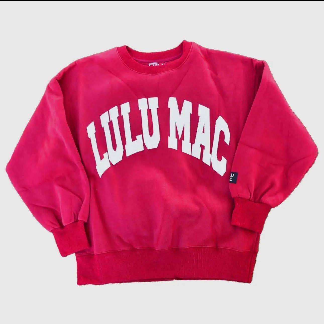 LULU MAC CRIMSON/WHITE