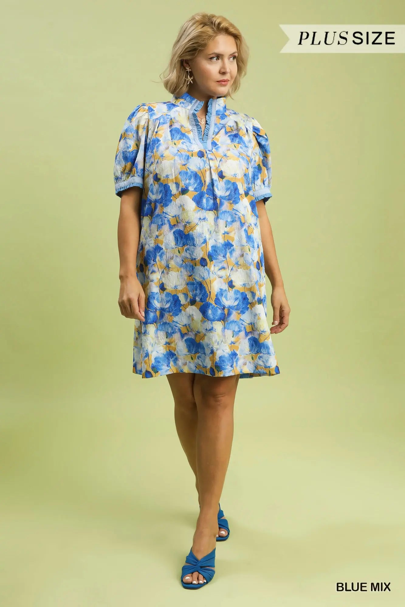 Floral Puff Sleeve Dress