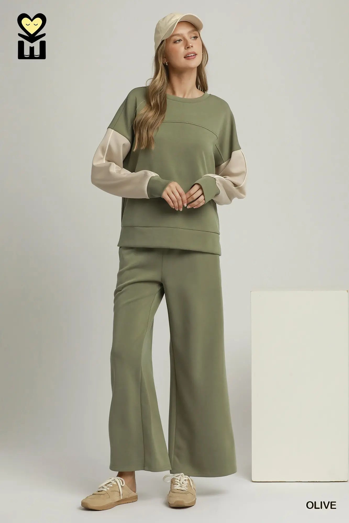 OLIVE SPACEKNIT Colorblock  SET
