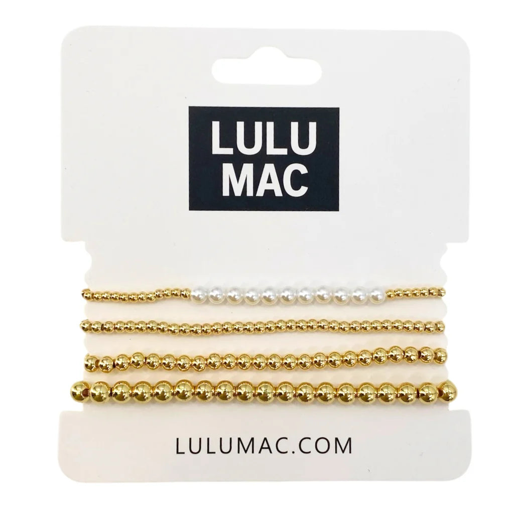 LuluMac Gold Bracelet Set