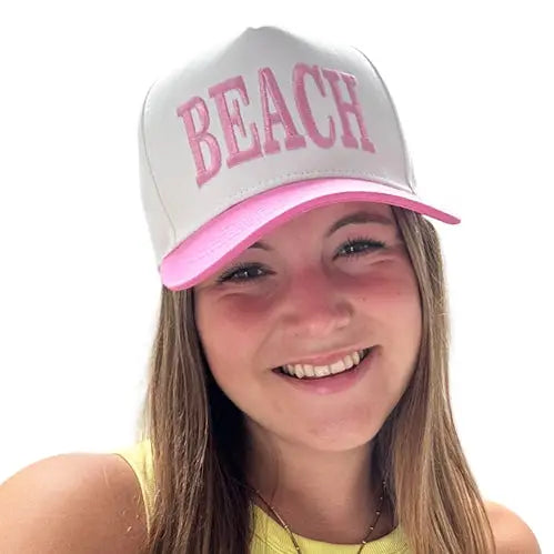 Pink Beach Hat