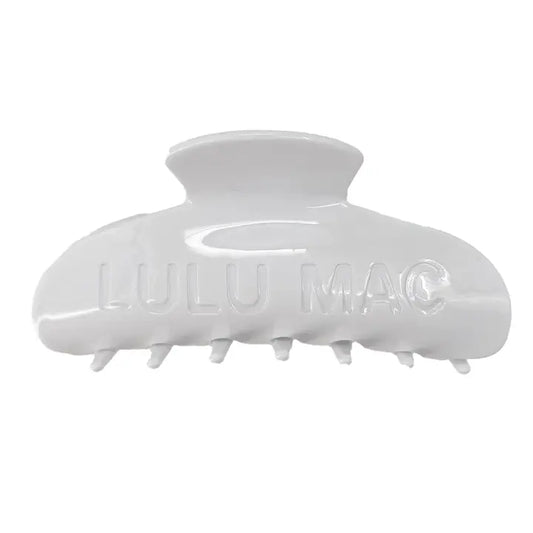 Lulu Mac Hair Clips WHITE